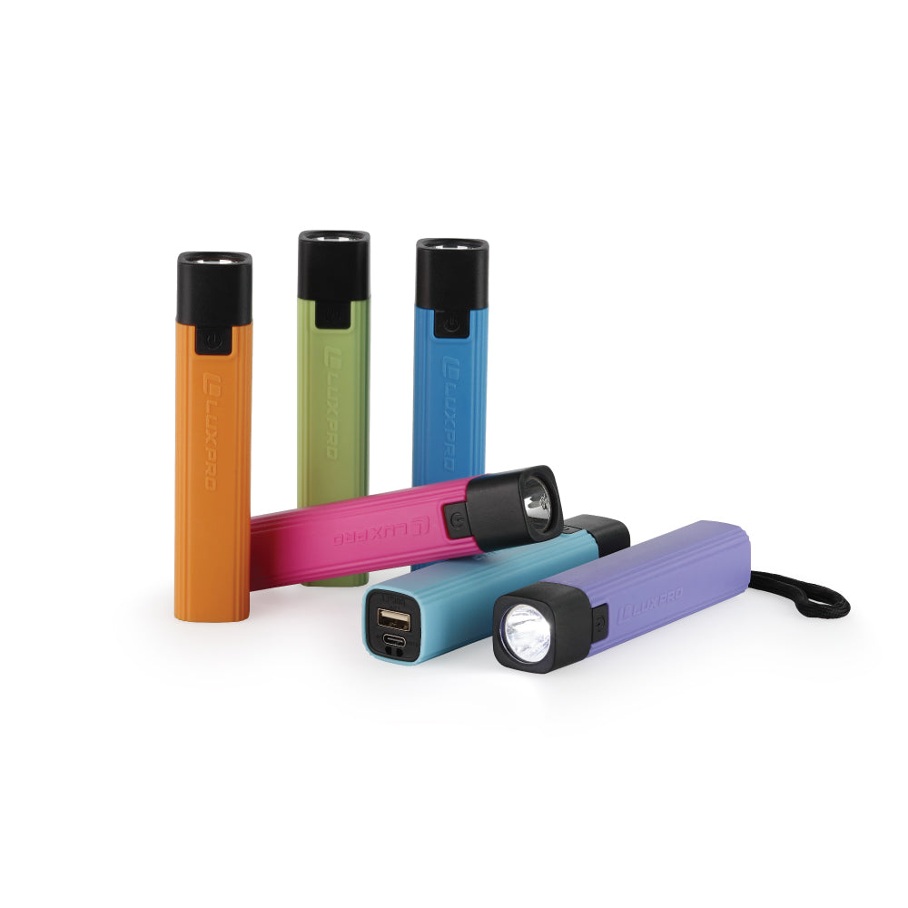 china rechargeable pen flashlight LuxPro LP398 Power Bank LED Flashlight