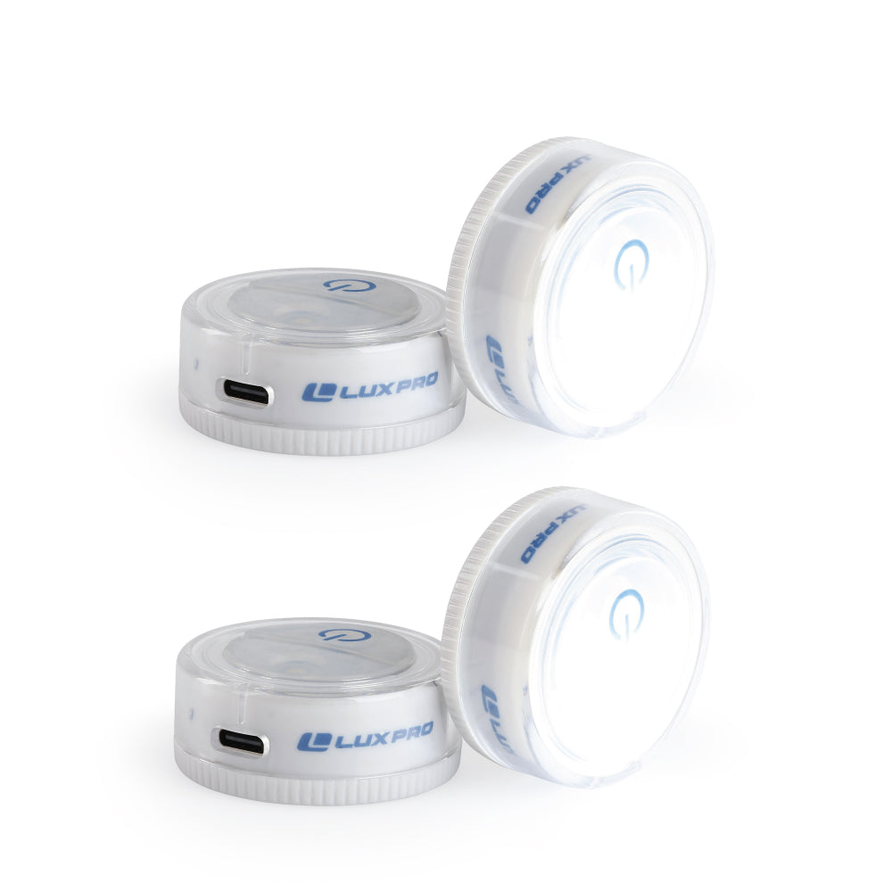 LP175 | Compact Rechargeable LED Puck Light, 2 Pack