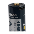2x 18650 Rechargeable Lithium-ion Batteries w USB-C Port