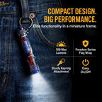 USA Series LED Keyring Flashlight - 100 Lumens | LP134US