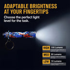 USA Series LED Keyring Flashlight - 100 Lumens | LP134US