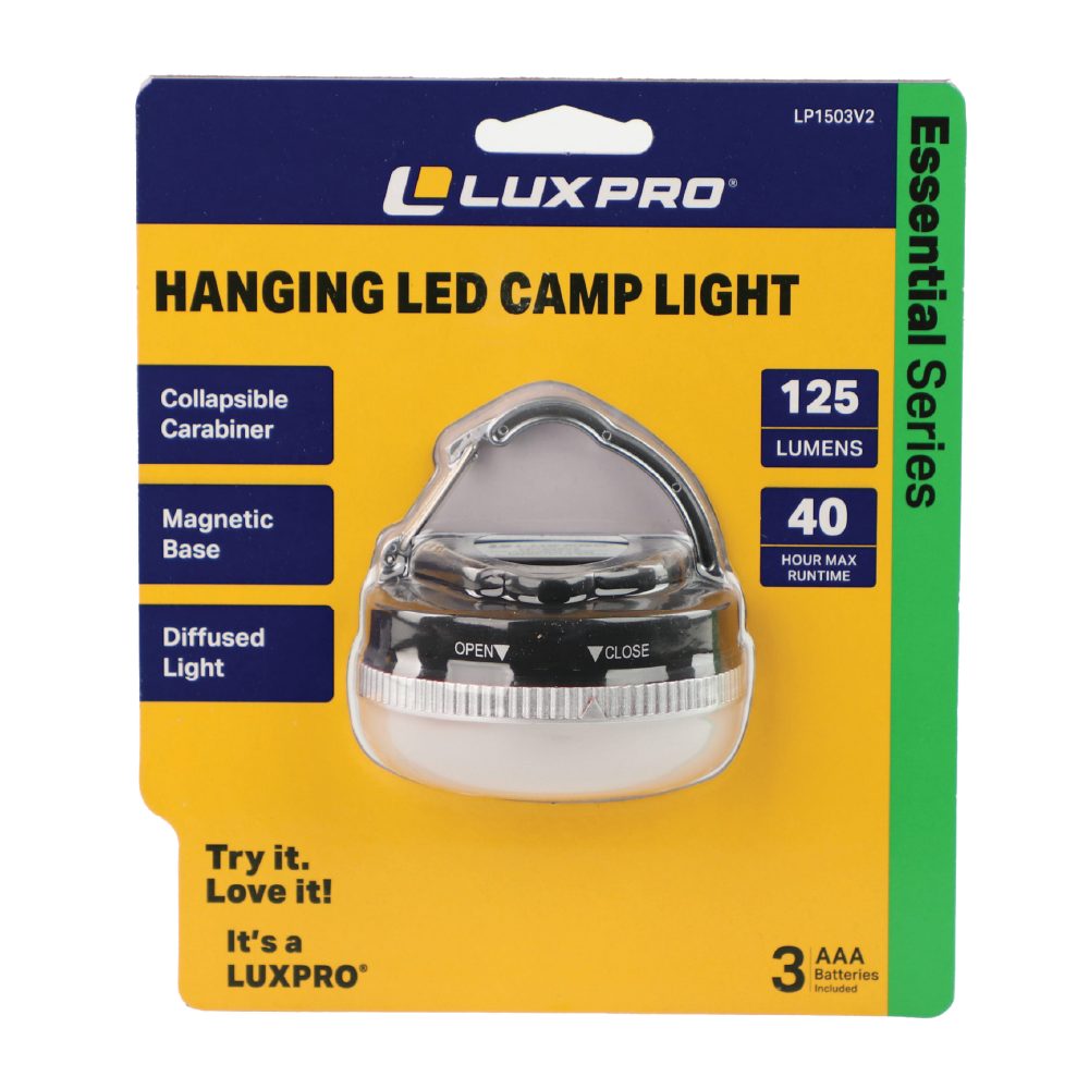 Hanging LED Camp Light - 120 Lumens | LP1503v2