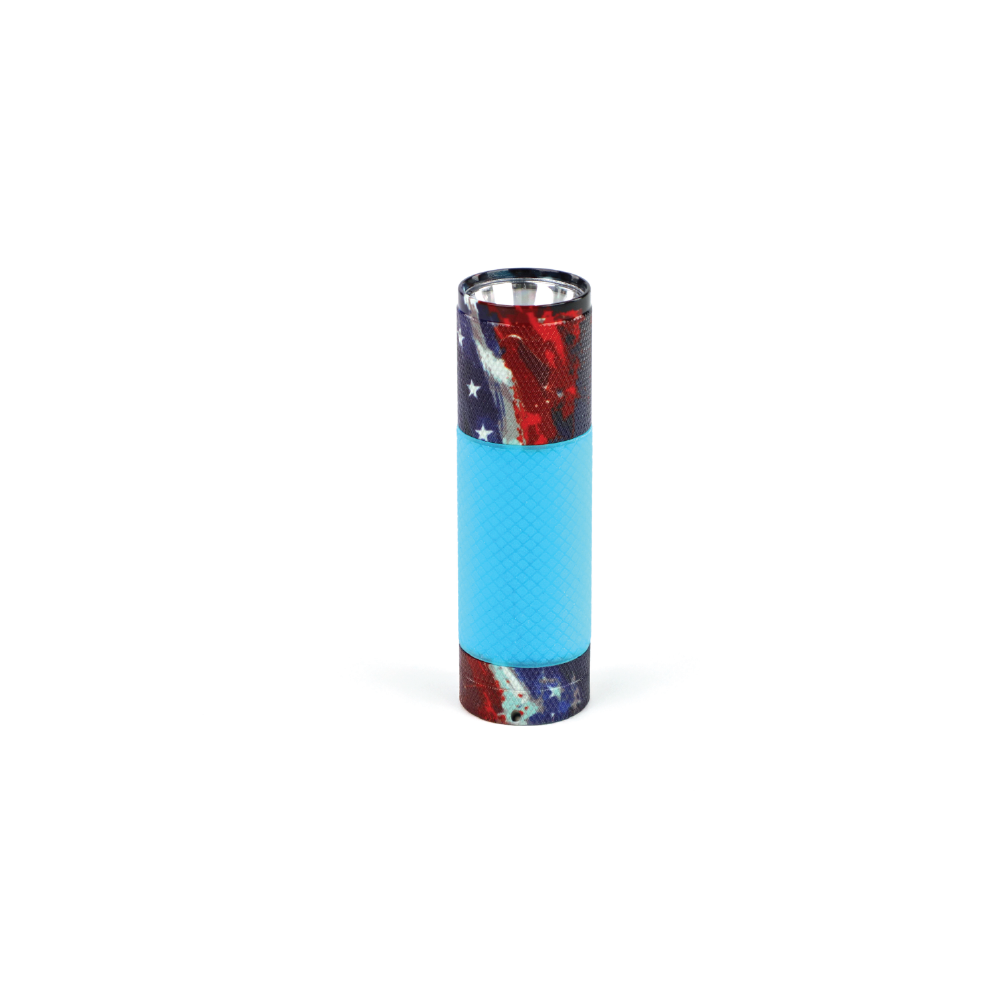 LUXPRO American Flag Glow-in-the-Dark Flashlight – 100 Lumen