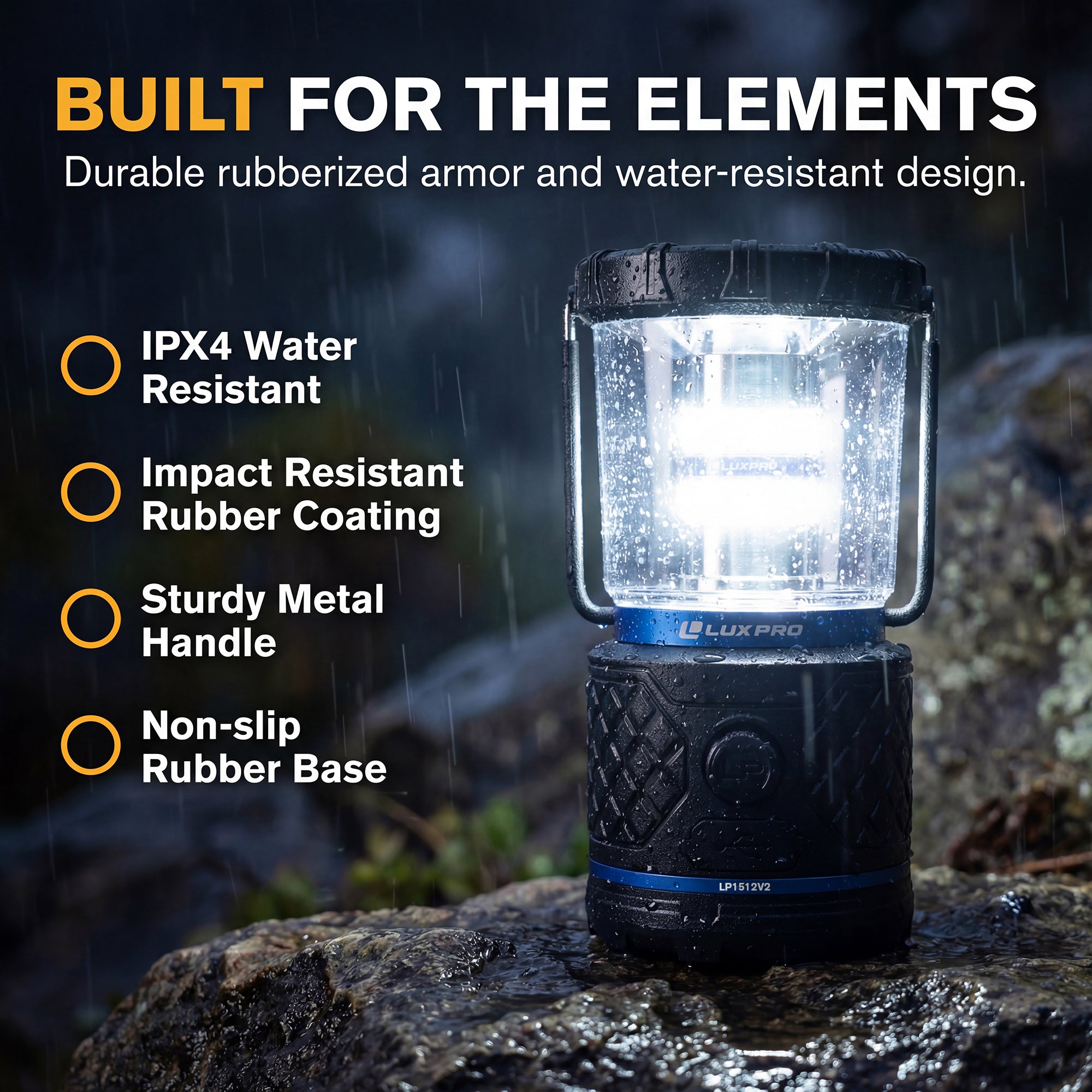 Dual Power LED Lantern - 2000 Lumens | LP1512V2