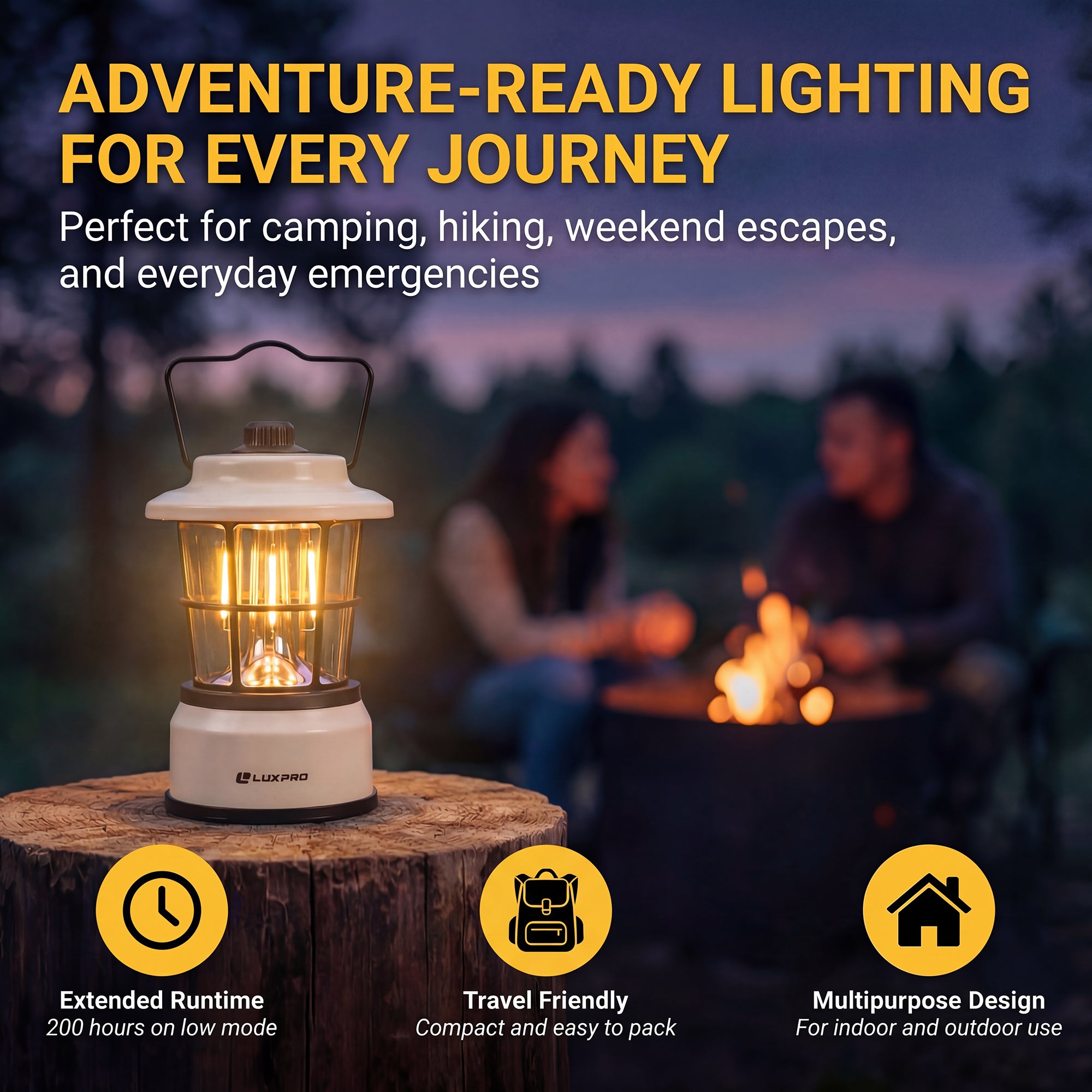 LP1535 | 265 Lumen Retro LED Lantern – LUXPRO