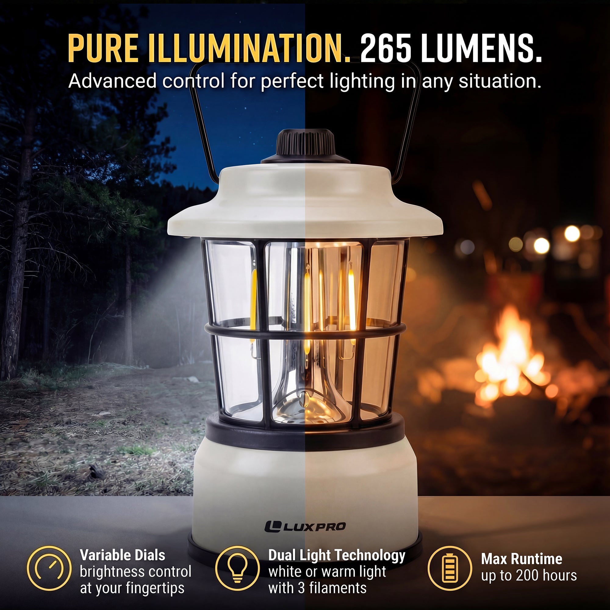LP1535 | 265 Lumen Retro LED Lantern