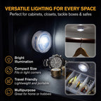 LP175 | Compact Rechargeable LED Puck Light, 2 Pack