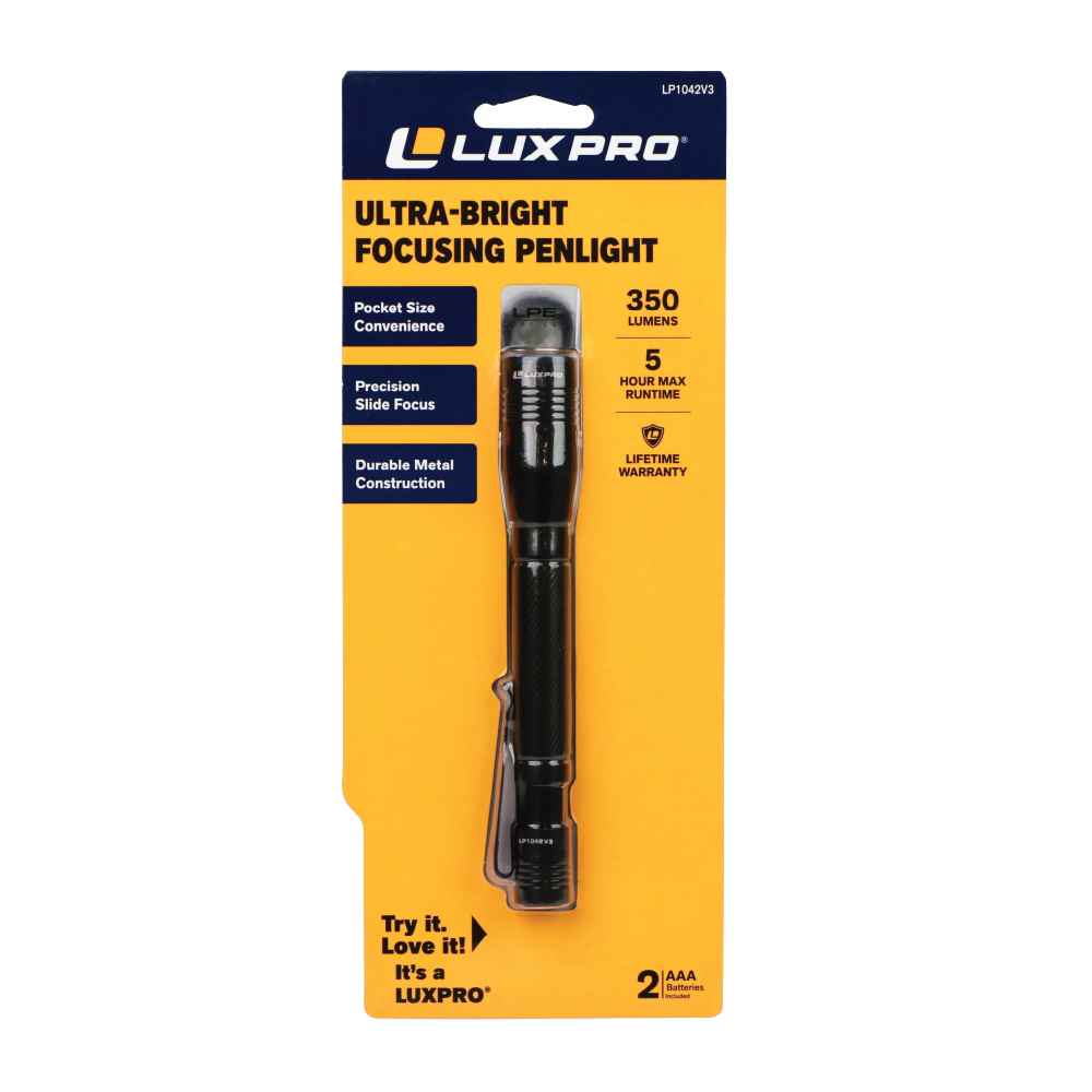Ultra-Bright Focusing Penlight - 350 Lumens | LP1042v3