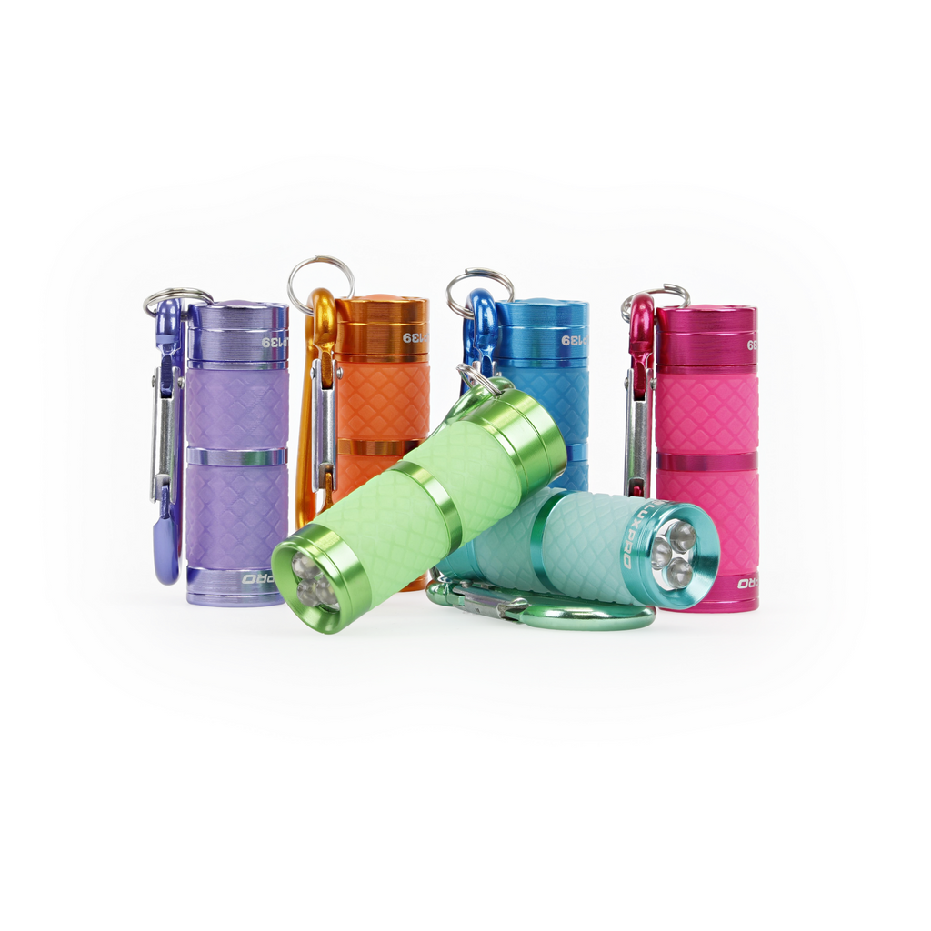 LP139 | Glow-in-the-dark LED Keychain Flashlight – LUXPRO