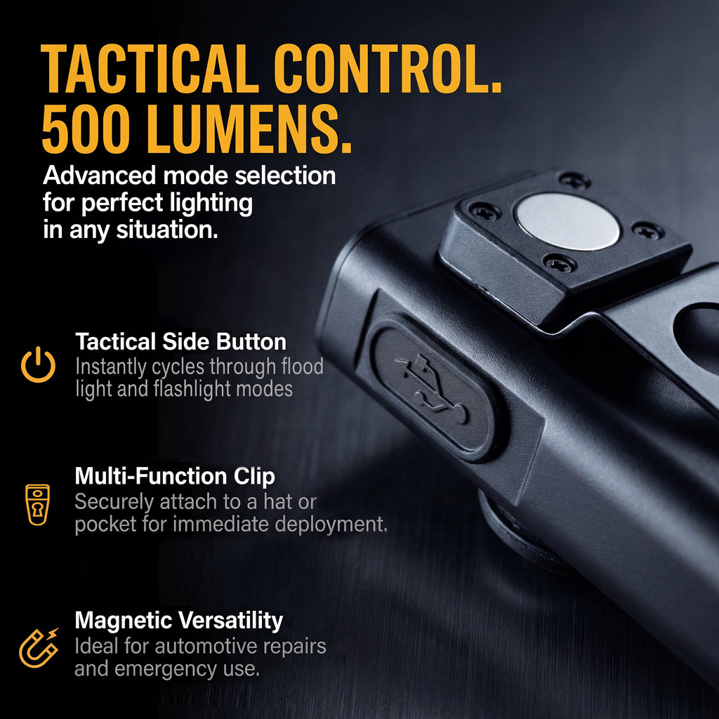 Pro Series - Hat and Pocket Flashlight - 500 Lumen | LP151