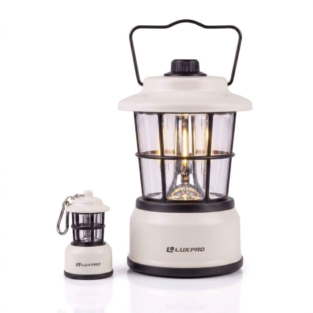 Retro Lantern Combo Pack, Full-Size & Mini Keychain Lantern | LP1535COMBO