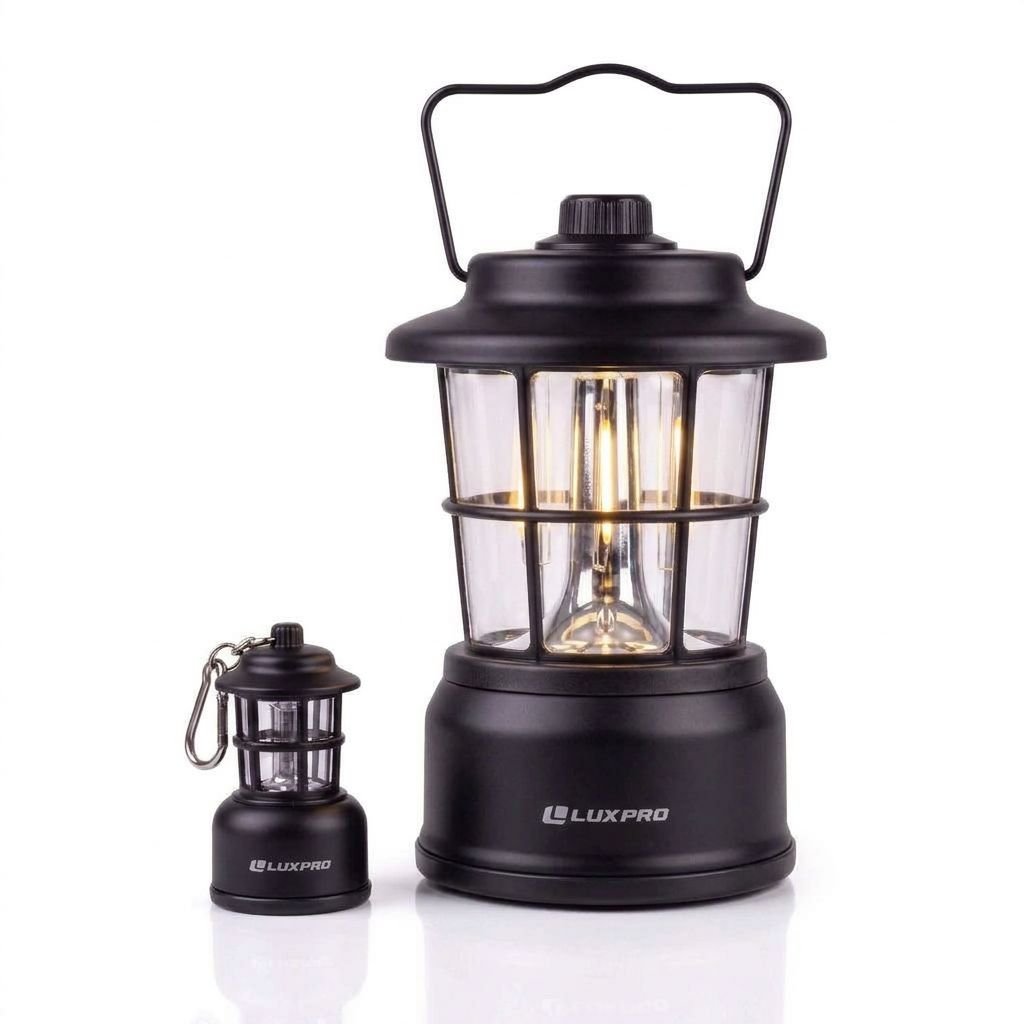 Retro Lantern Combo Pack, Full-Size & Mini Keychain Lantern | LP1535COMBO