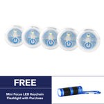LP172 | Waterproof Micro LED Puck Lights, 5 Pack