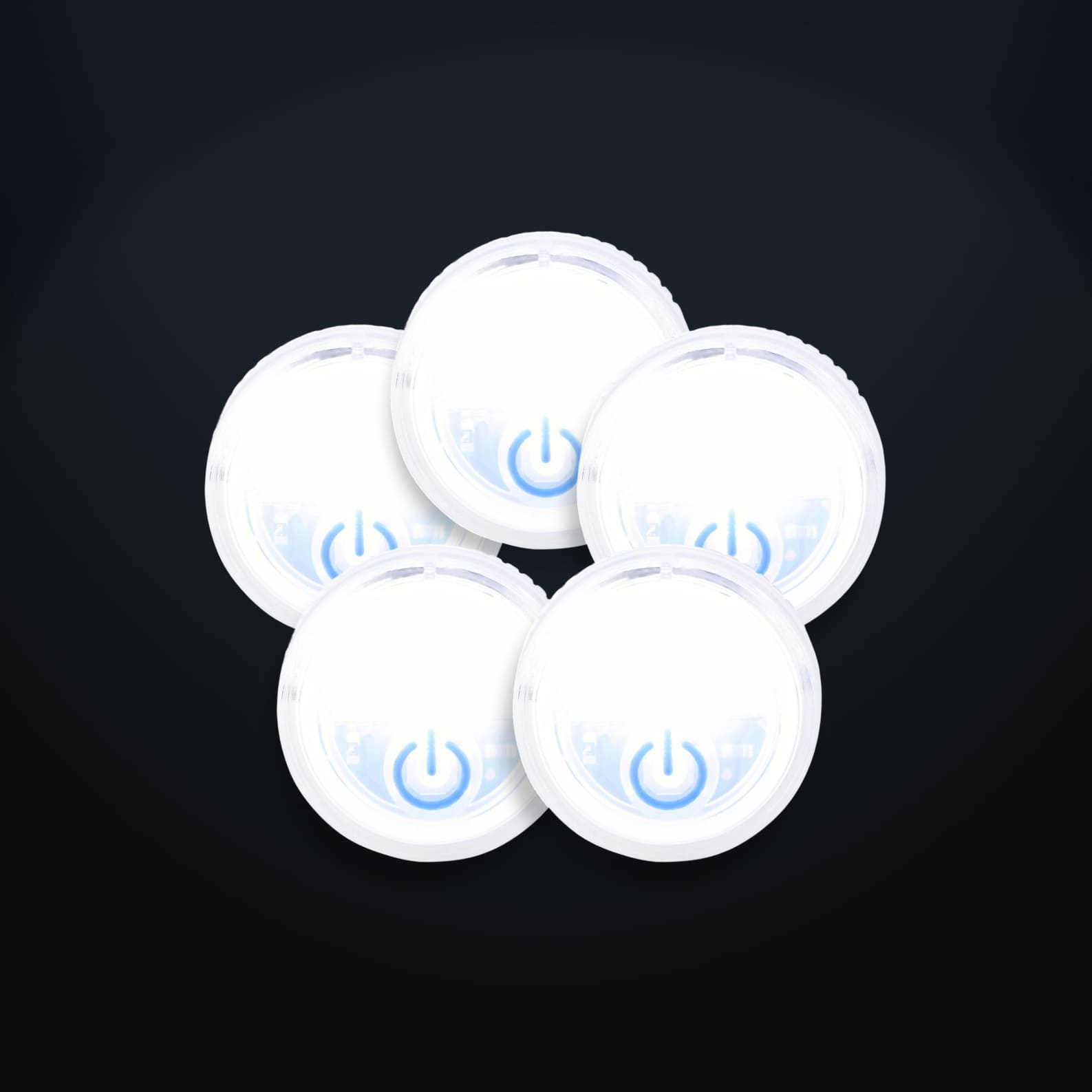 LP172 | Waterproof Micro LED Puck Lights, 5 Pack