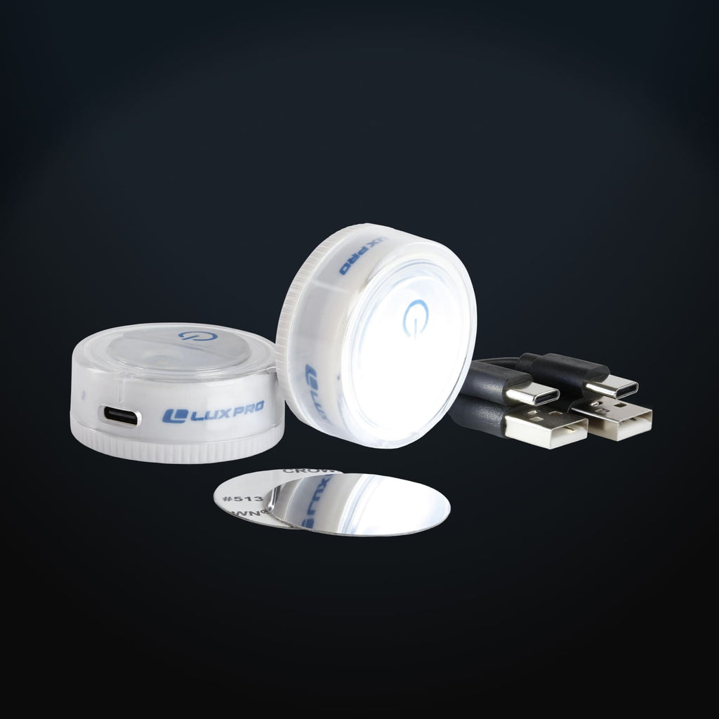 LP172 | Waterproof Micro LED Puck Lights, 5 Pack
