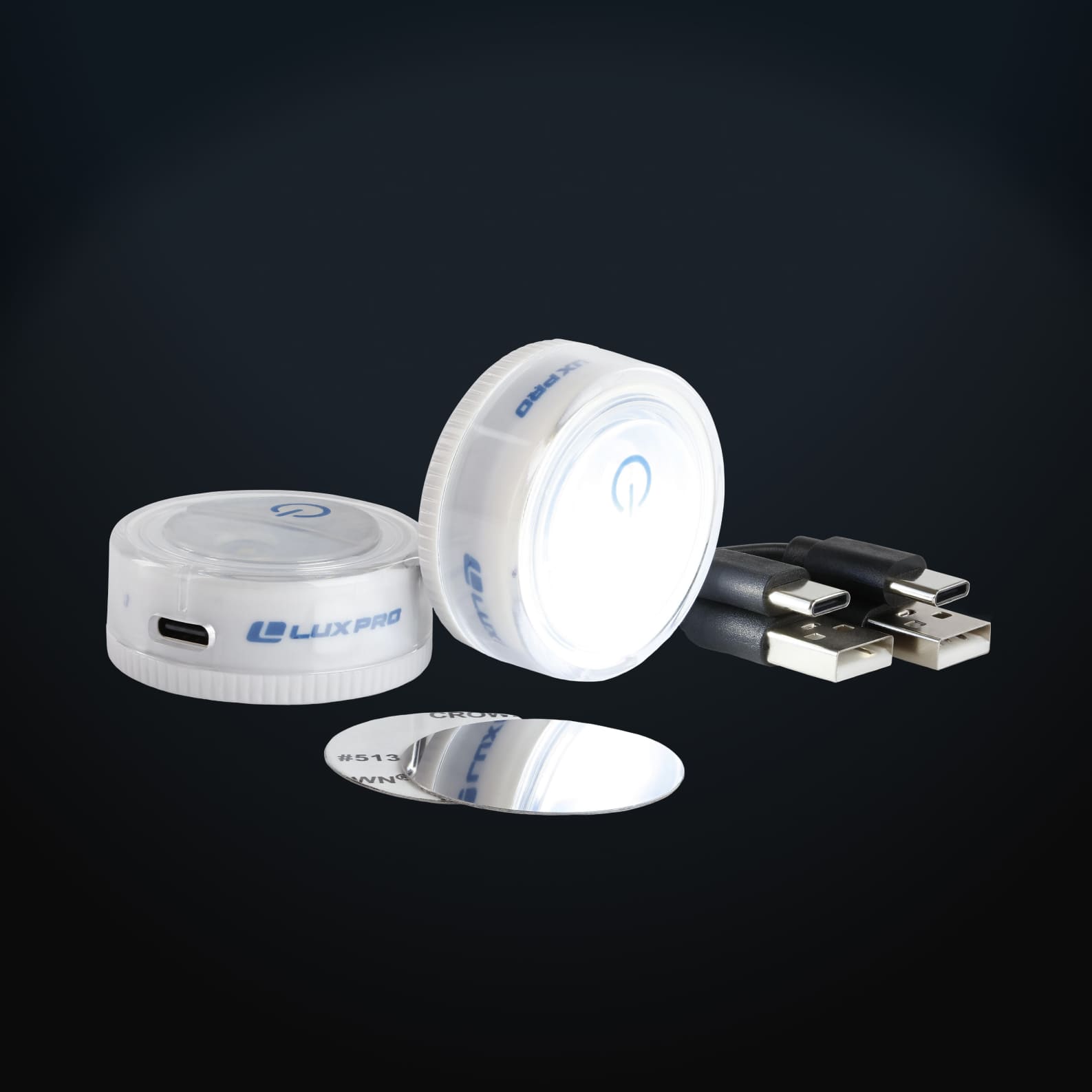 LP172 | Waterproof Micro LED Puck Lights, 5 Pack