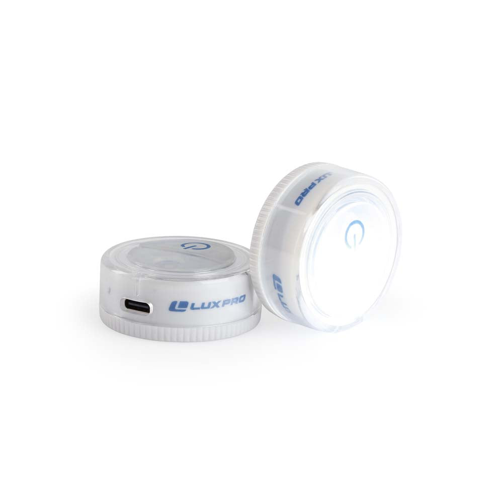 LP175 | Compact Rechargeable LED Puck Light, 2 Pack