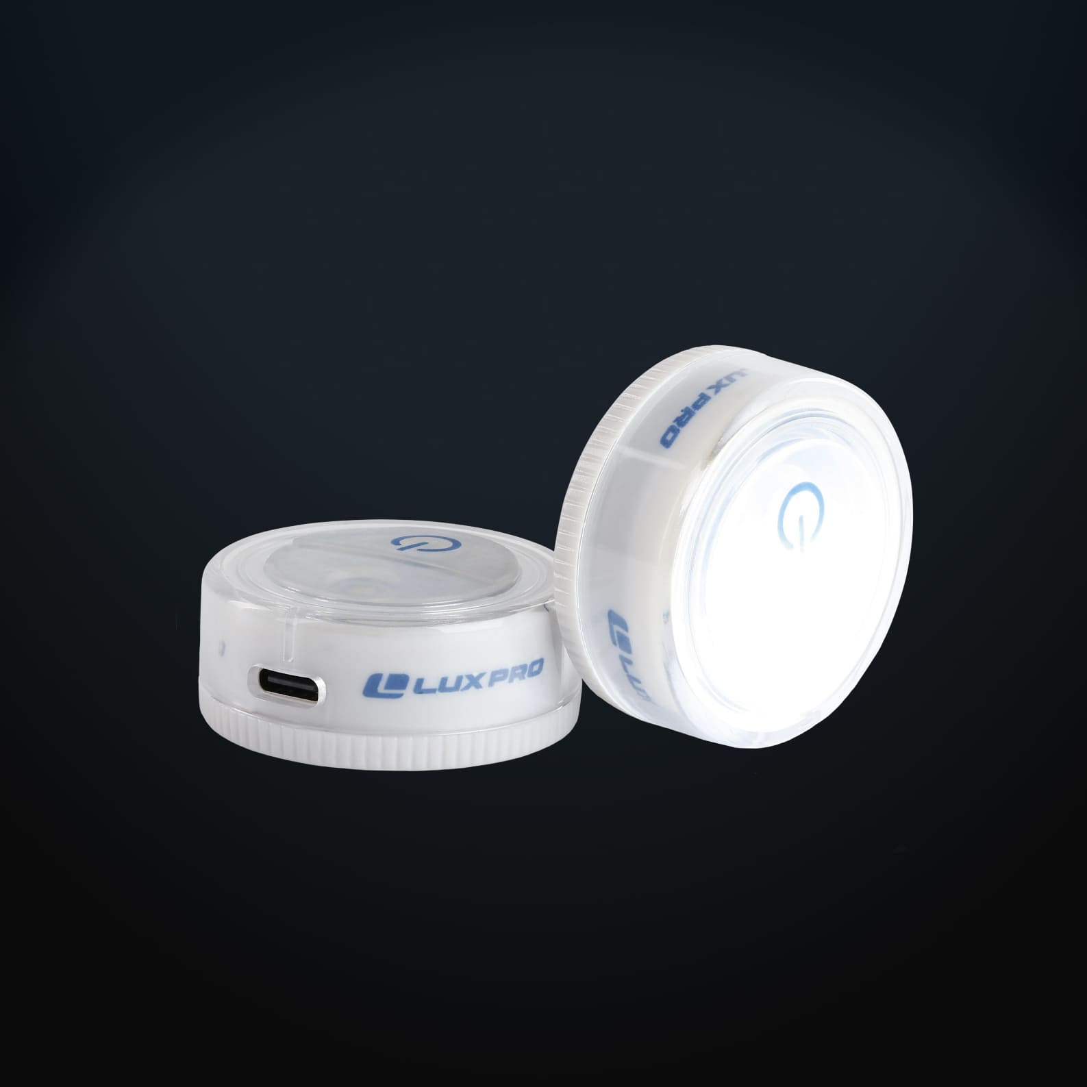 LP175 | Compact Rechargeable LED Puck Light, 2 Pack