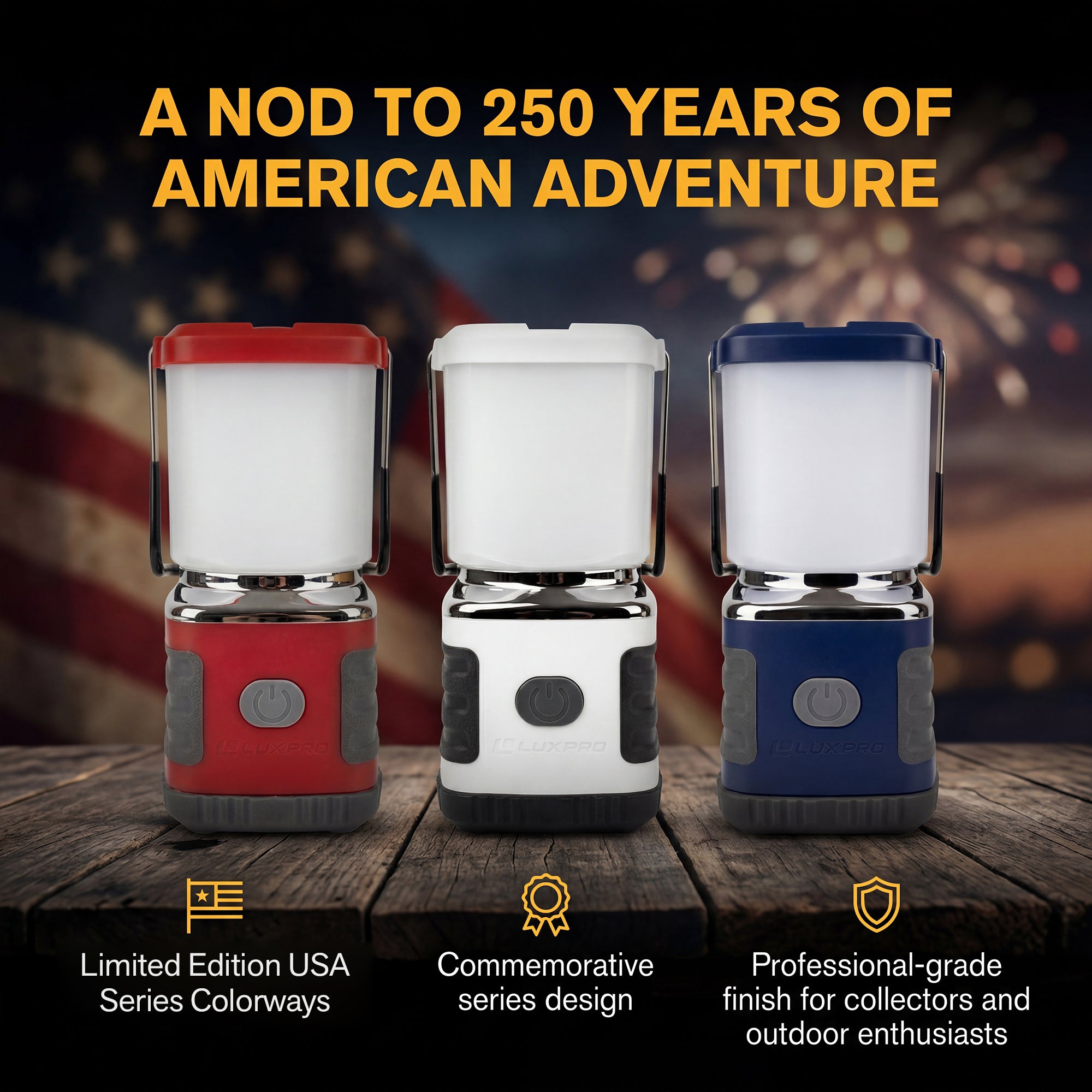 USA Series Rechargeable LED Lantern - 360 Lumens | LP189US