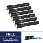 LED Pocket Flashlight 2AA, 300 Lumen - Compact 6-Pack | LP290V3