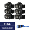 LP345V2 - 6 Pack Extended Run-Time Multi-Color LED Headlamp V2