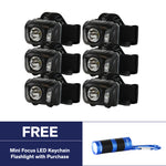 LP345V2 - 6 Pack Extended Run-Time Multi-Color LED Headlamp V2