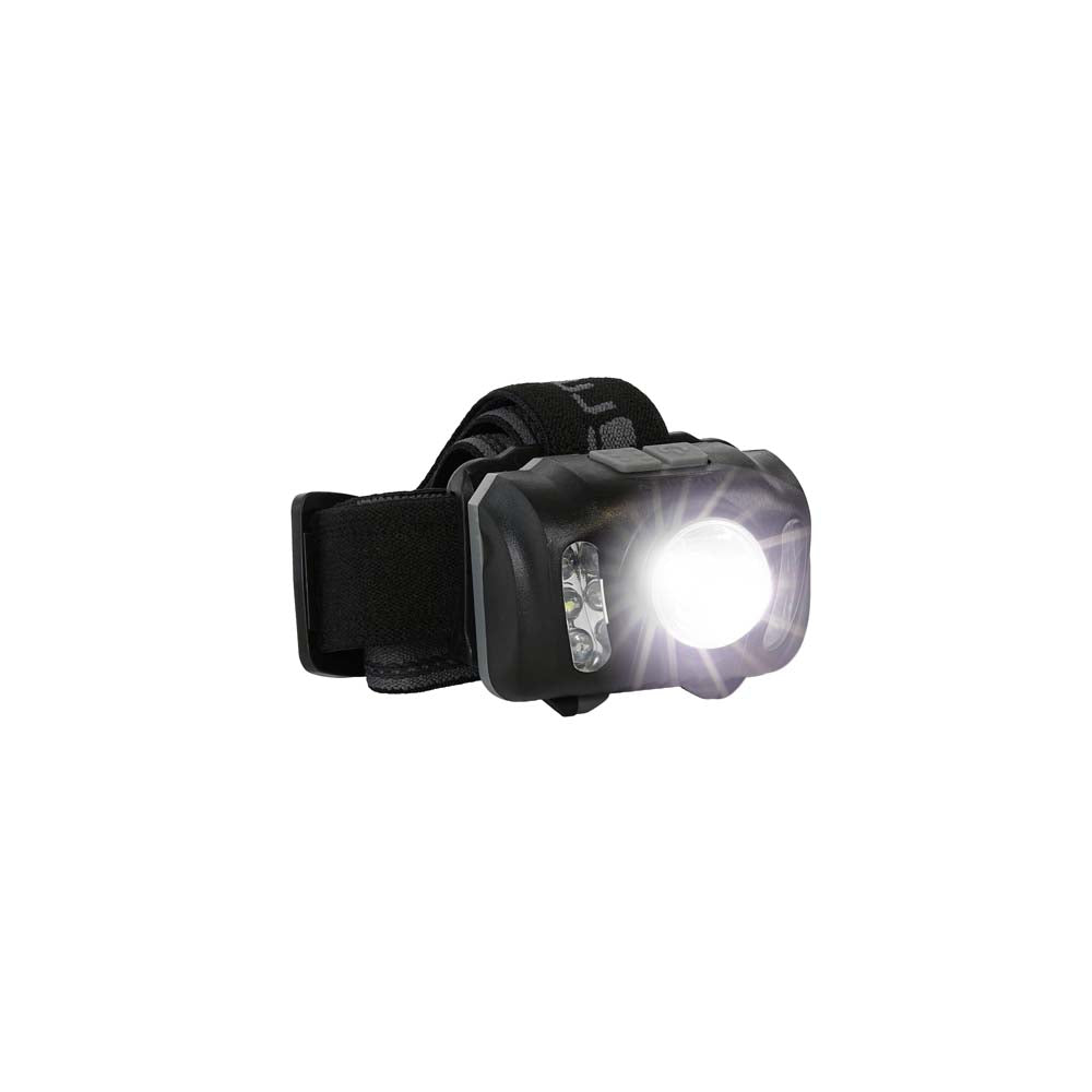 LED headlamp in spot mode
