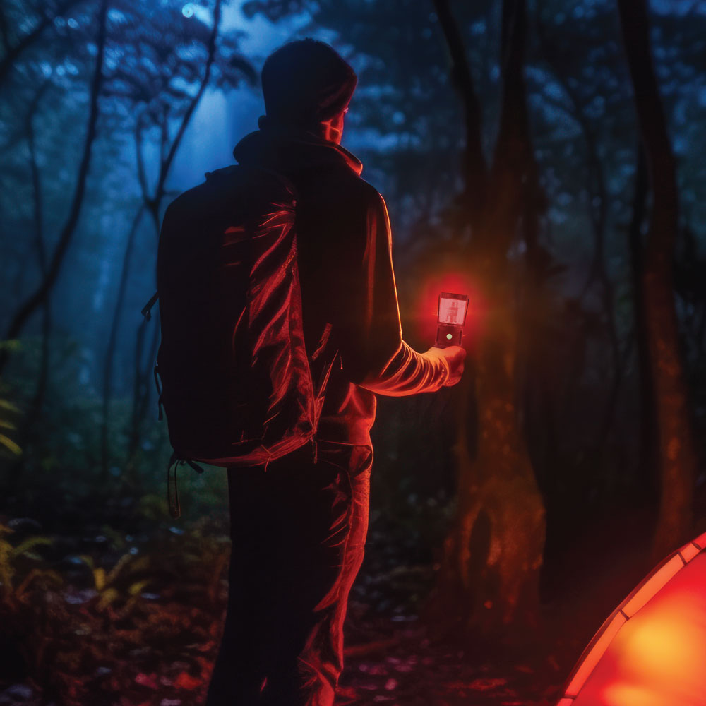 LP476 | Broadbeam Lantern 1000 Lumens with Red Flood