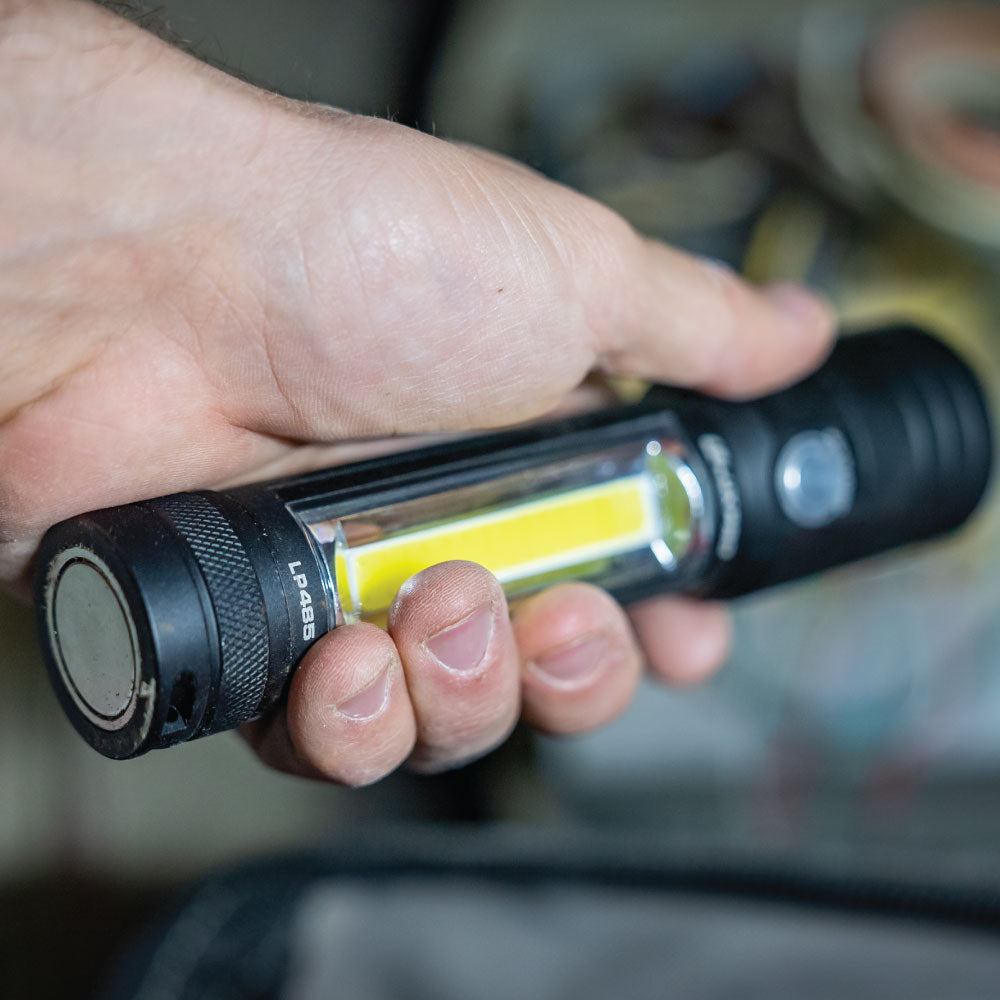 LP485 Utility 500 Lumen LED Flashlight and Work Light – LUXPRO