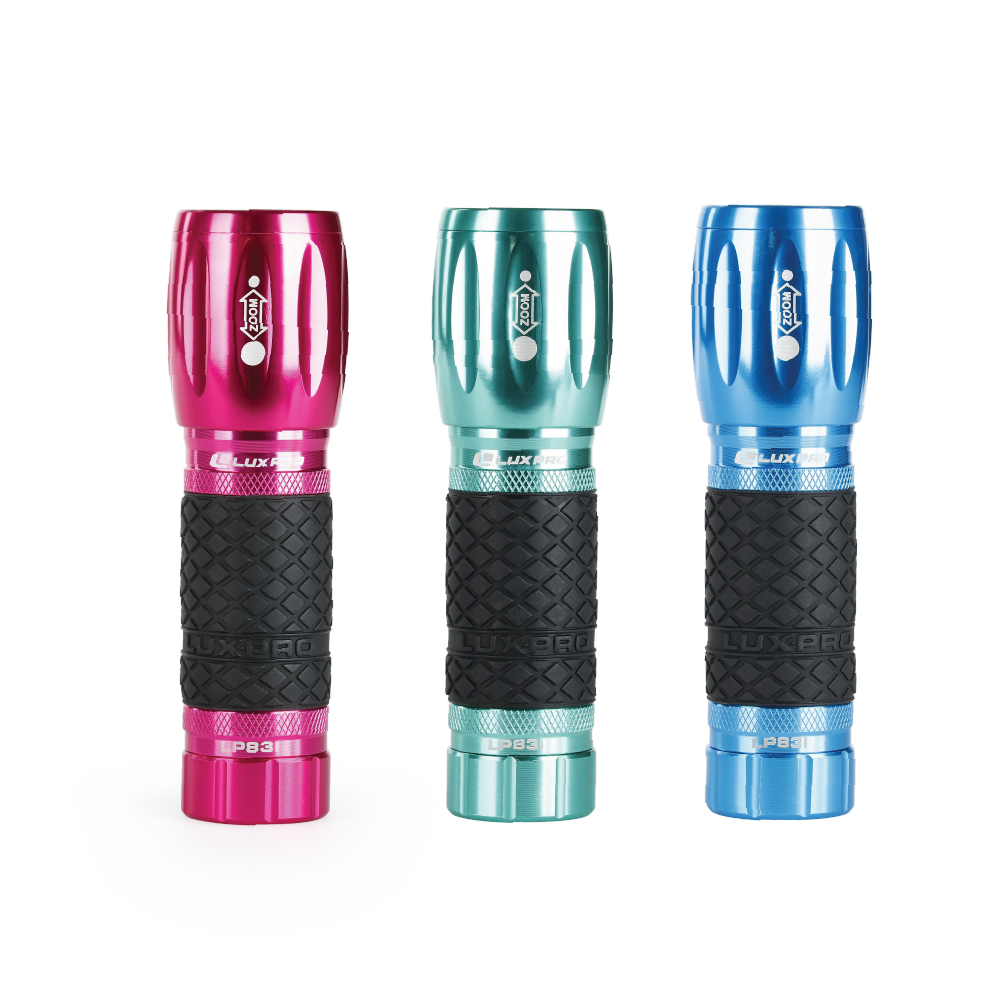 Compact 250 Lumen LED Focusing Flashlight, Various Colors | LP831C