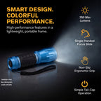 Focusing LED Flashlight, Various Colors - 350 Lumen | LP831v2