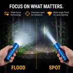 Focusing LED Flashlight 2-Pack - 120 Lumen | LP833-2PK