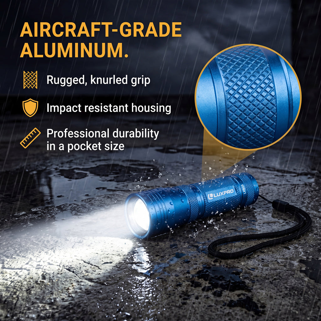 Focusing LED Flashlight 2-Pack - 120 Lumen | LP833-2PK