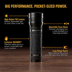 Handheld Focus LED Flashlight - 700 Lumen | LP843