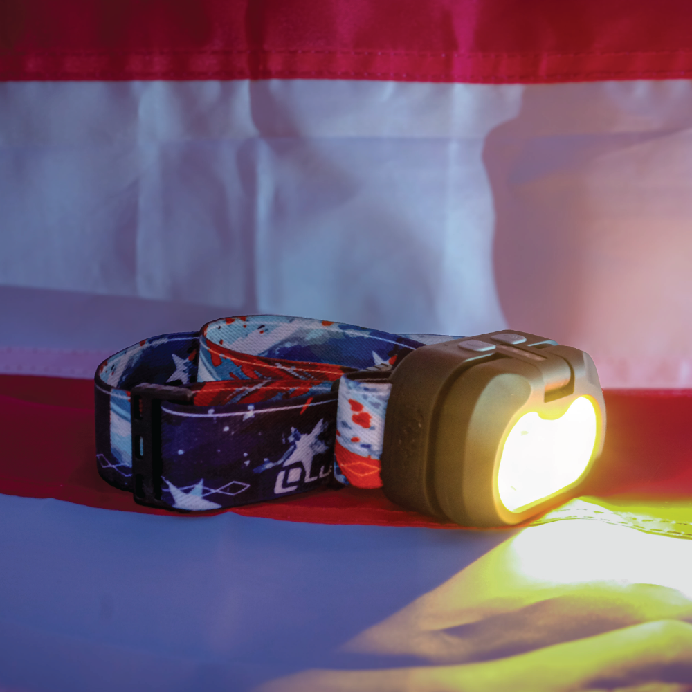 USA Series Rechargeable Flip-up Headlamp - 450 Lumens | XP405US