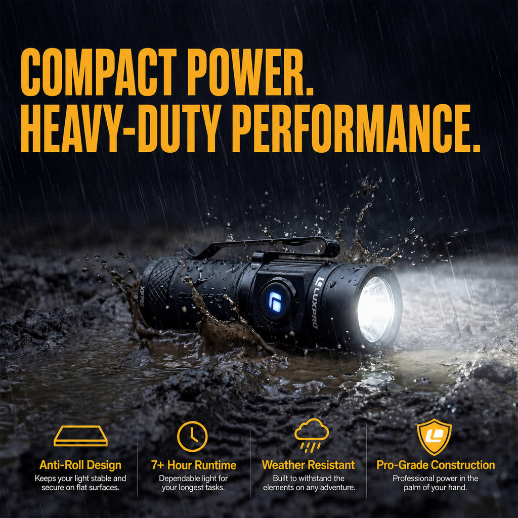 Pro Series - Compact LED Flashlight - 600 Lumen | XP702