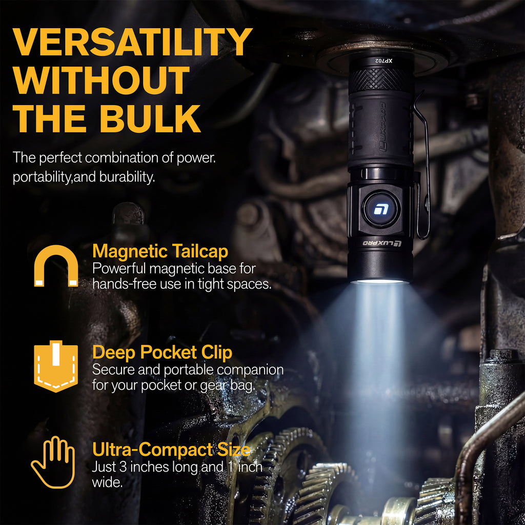 Pro Series - Compact LED Flashlight - 600 Lumen | XP702
