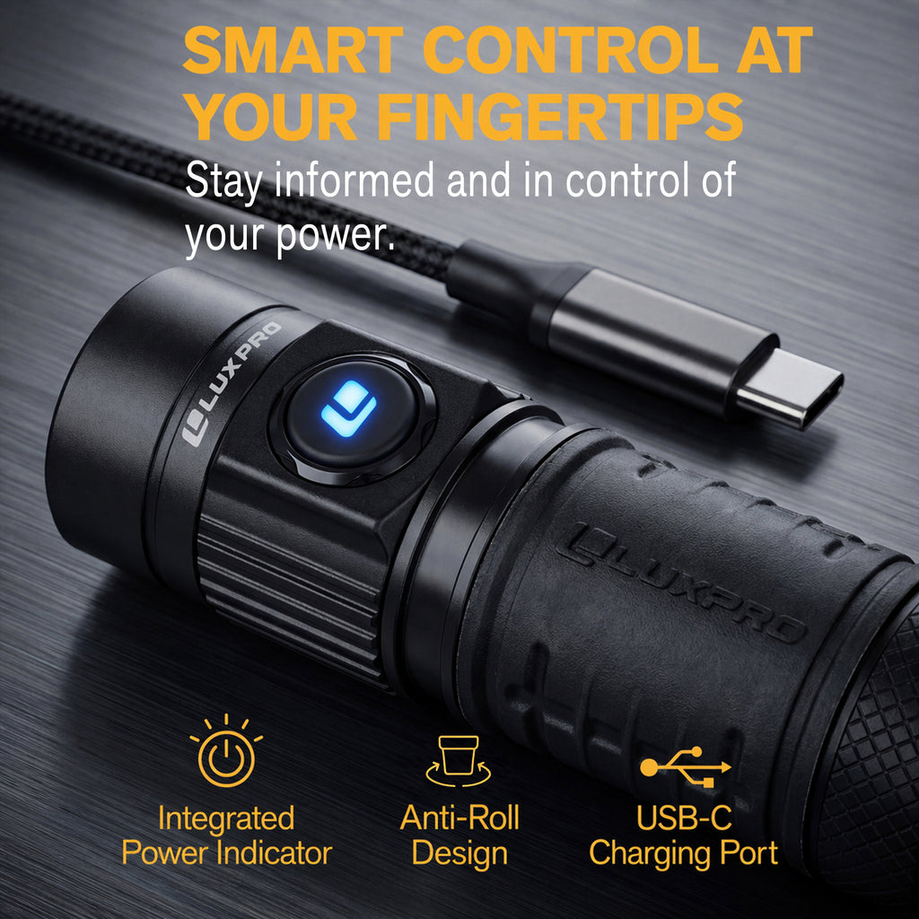 Pro Series - Compact LED Flashlight - 600 Lumen | XP702