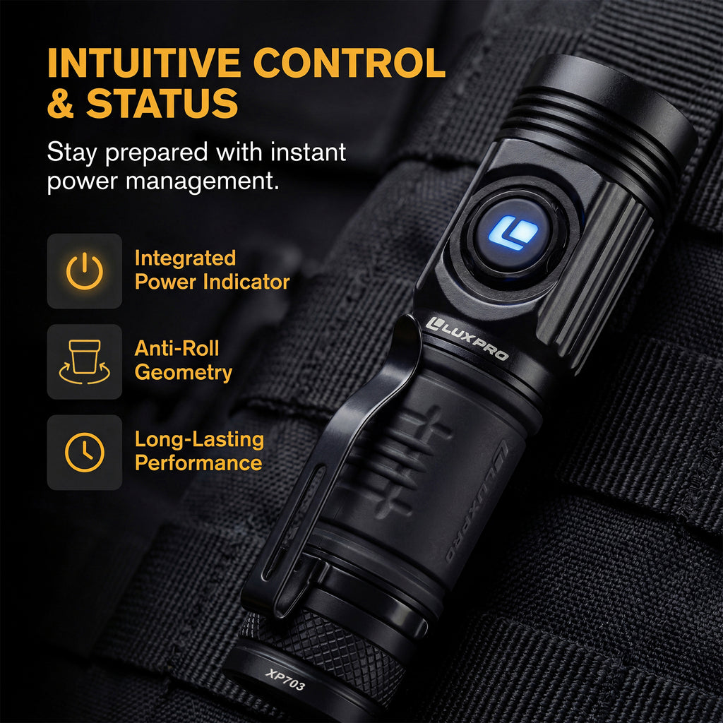 1300 Lumen Power LED Flashlight - Pro Series |  XP703