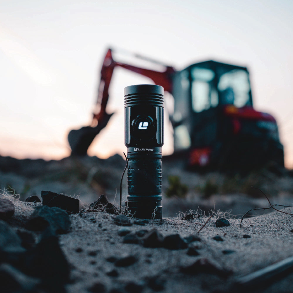 1300 Lumen Power LED Flashlight - Pro Series - LUXPRO