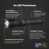 Pro Series DS - High performance LED Flashlight - 2300 Lumen | XP709