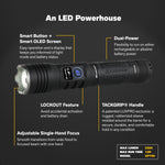 Pro Series DS - High performance LED Flashlight - 2300 Lumen | XP709