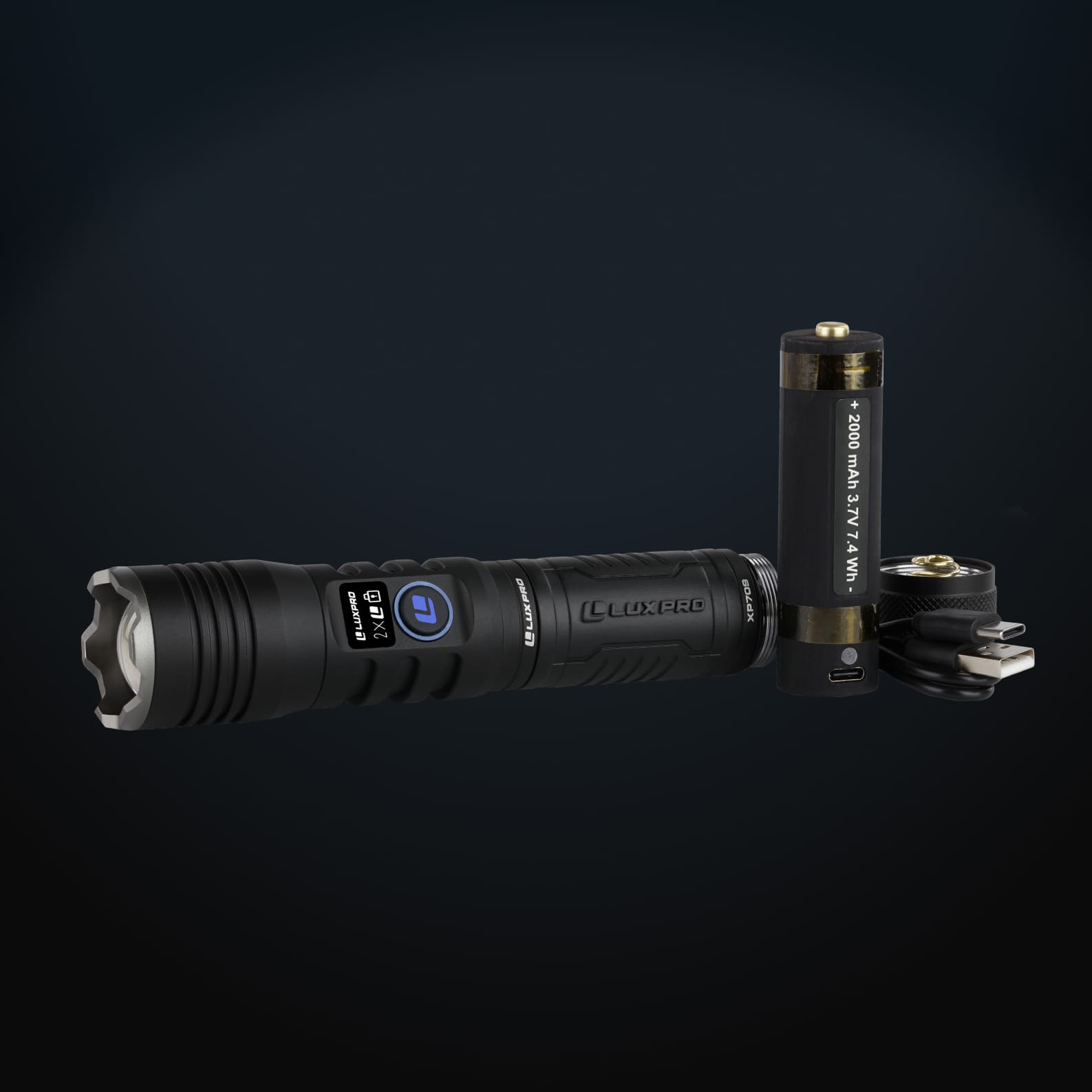 Pro Series DS - High performance LED Flashlight - 2300 Lumen | XP709