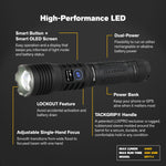 Pro Series DS - High performance LED Flashlight - 4400 Lumen | XP711