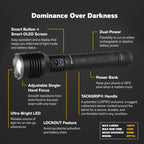 Pro Series DS - High Performance Rechargeable LED Flashlight - 16070 Lumen | XP715