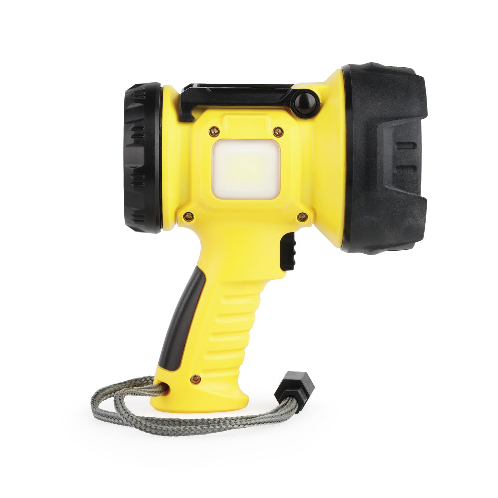 clamp light led rechargeable spotlight flashlight Flashlight,13600mAh with 80Hrs,USB-C Charging Lumens Hybrid Power Floating Rechargeable Spotlight features a compact size spotlight with super bright LED lights. 5W Clamp Spotlight | Luceco