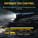 Rechargeable Long Range LED Flashlight - 1500 Lumens | XP990