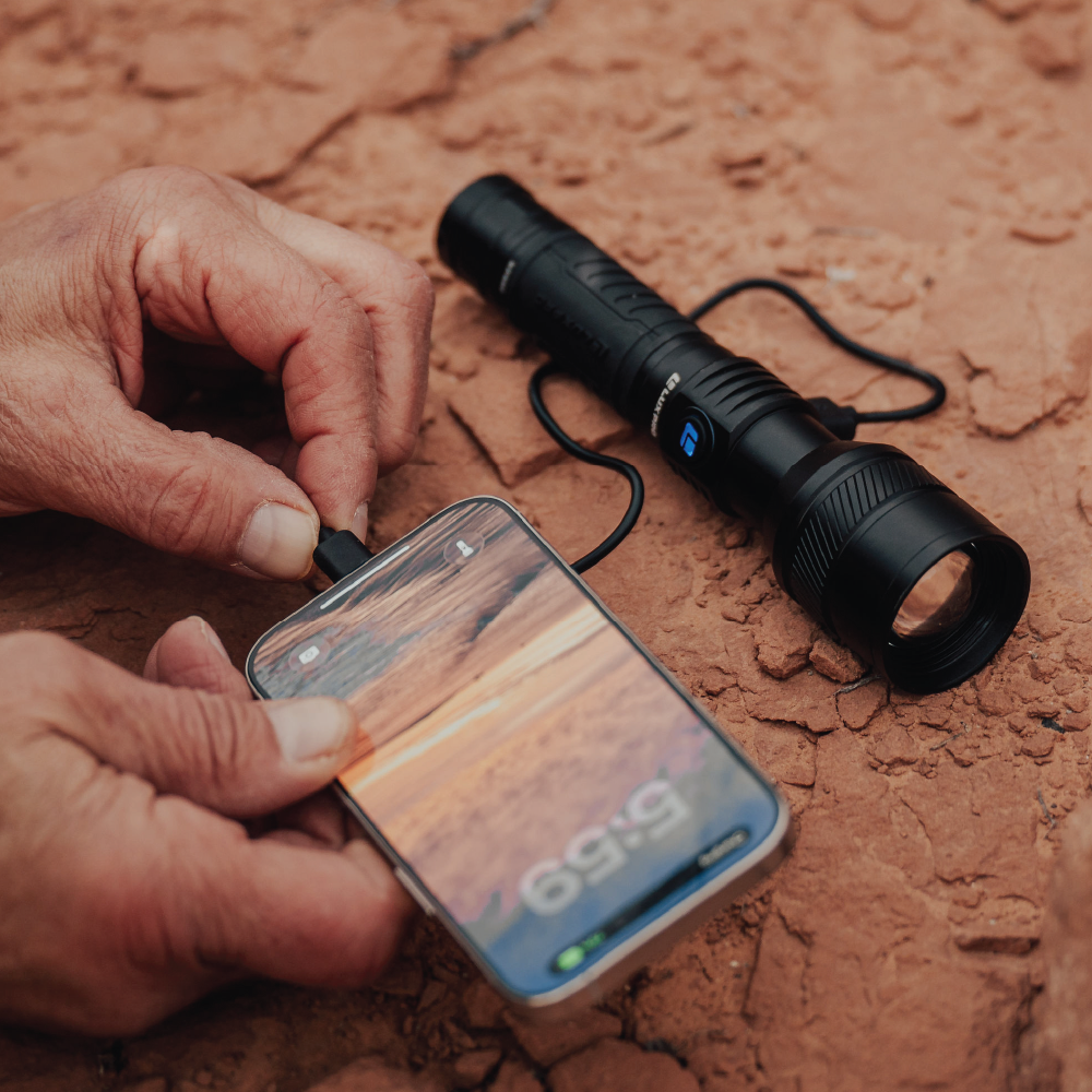 Rechargeable Long Range LED Flashlight - 1500 Lumens | XP990