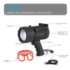 LP890 2000 Lumen Rechargeable LED Spotlight with Power Bank