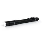Pen light turned on